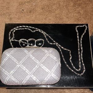 COPY - Silver Clutch Purse